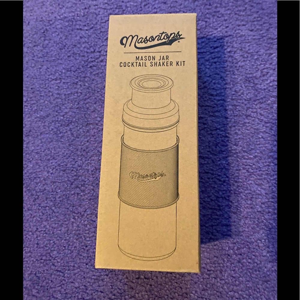Masontops Mason jar cocktail shaker kit